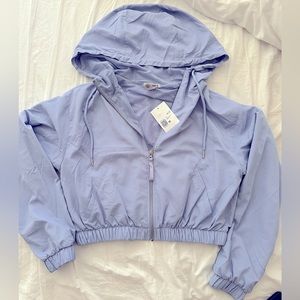 Forever 21 periwinkle wind breaker size M *NEW*